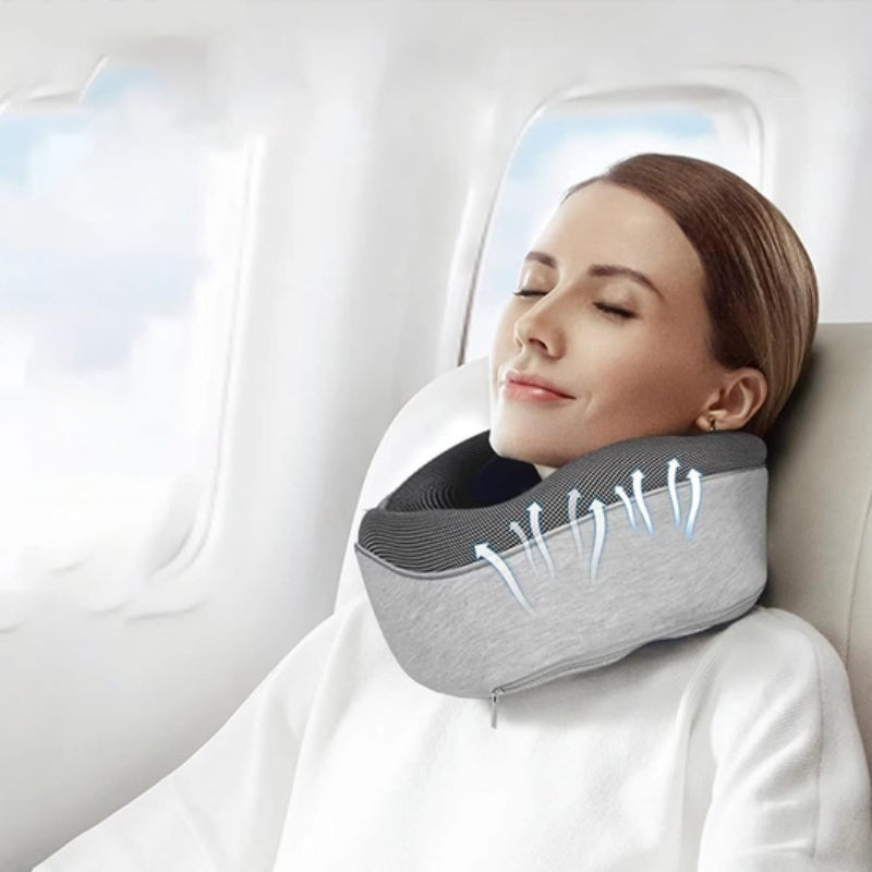 Travel Neck Pillow – Durable Memory Foam Comfort