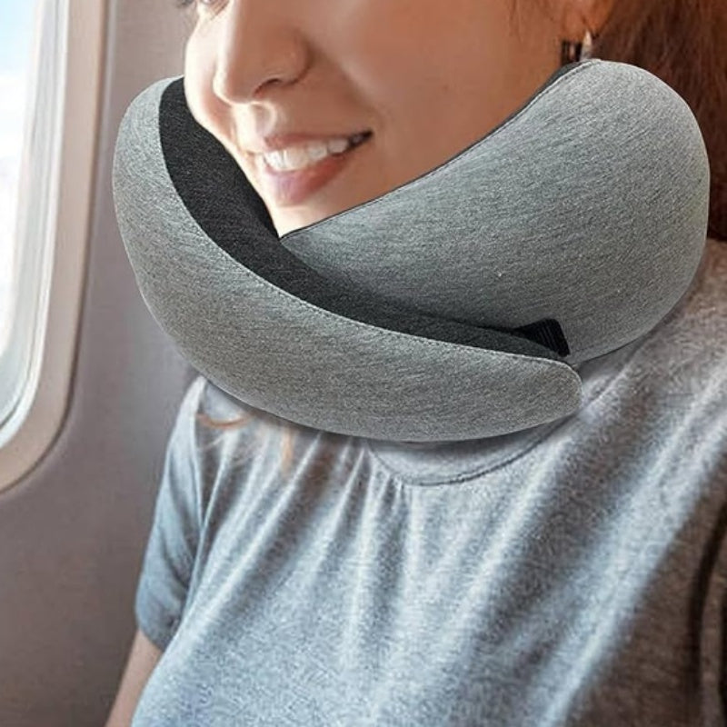 Travel Neck Pillow – Durable Memory Foam Comfort