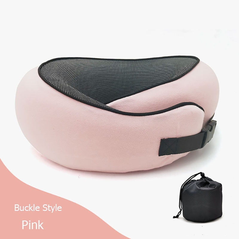Travel Neck Pillow – Durable Memory Foam Comfort